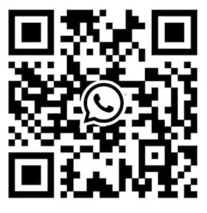 Contact via whatsapp