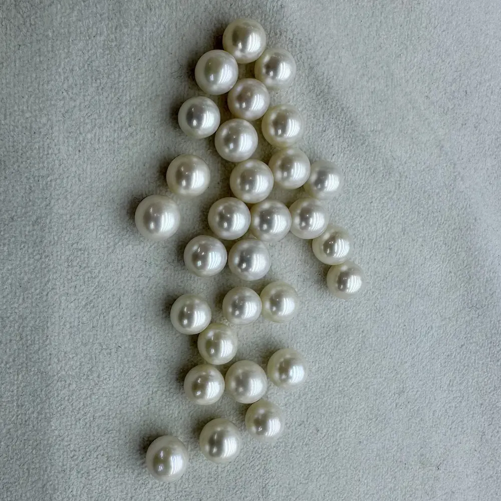 600 Perle Finte Avorio 8 Mm – Perline Lucide Per Gioielli Fai Da Te, Matrimoni E Decorazioni