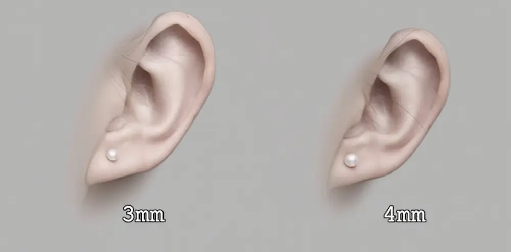 Tamaños de pendientes de perlas: La guía definitiva a 7 tamaños perfectos de perlas en la oreja 3 Tamaños de pendientes de perlas: La guía definitiva a 7 tamaños perfectos de perlas en el oído