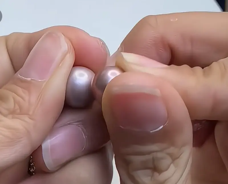 Rubbing Test tell real pearl