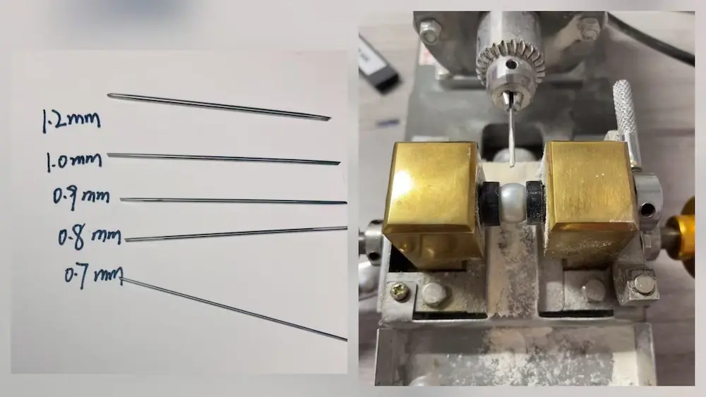 표준 드릴링 및 대형 구멍 맞춤 제작으로 대량 진주용