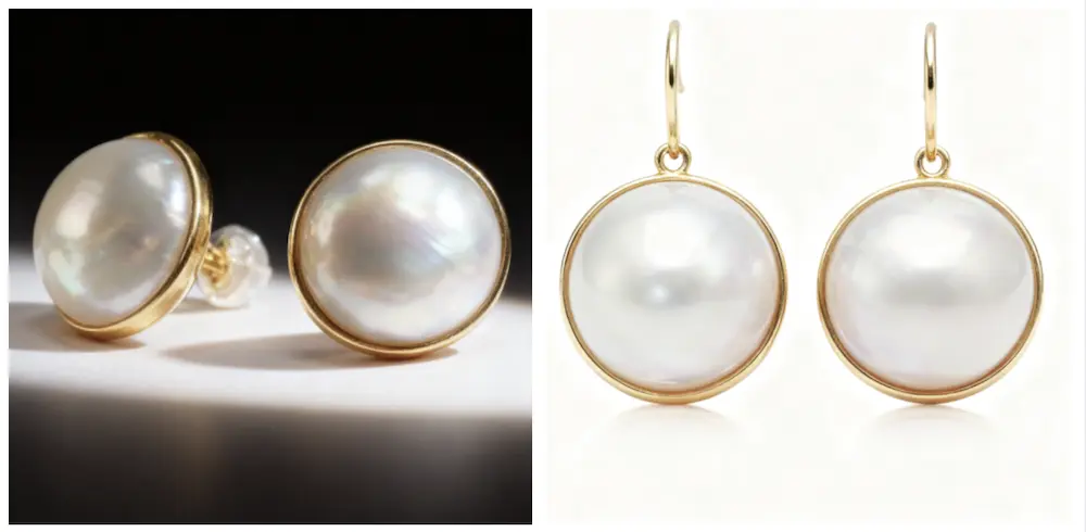 What Is A Mabe Pearl: The Ultimate Guide to Understanding These 5 Stunning Treasures 2 Mabe Earrings: The Perfect Canvas