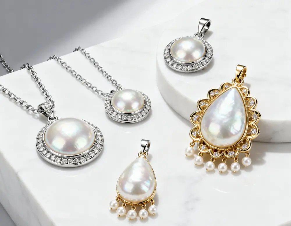 What Is A Mabe Pearl: The Ultimate Guide to Understanding These 5 Stunning Treasures 4 Mabe Pearl Pendants and Brooches