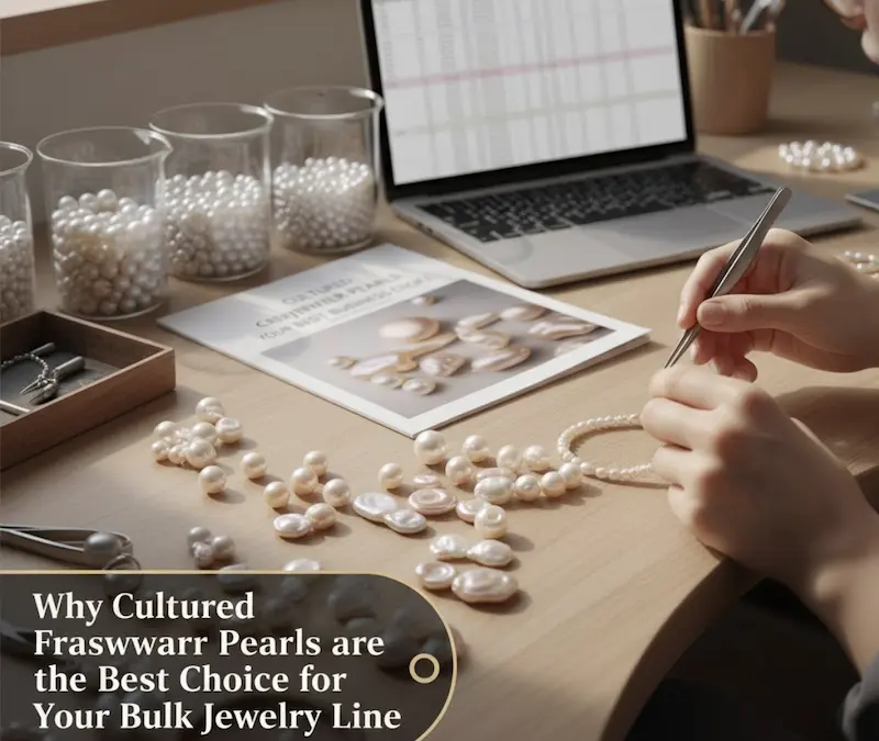 Por qué las perlas de agua dulce cultivadas son la mejor opción para su línea de joyería al por mayor Por qué las perlas de agua dulce cultivadas son la mejor opción para su línea de joyería al por mayor