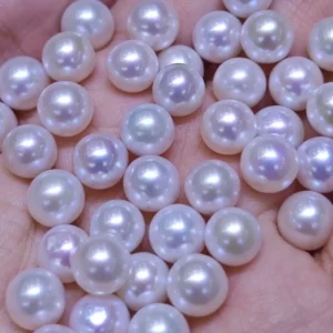 8-9mm White Round Edison Pearl Loose Pearl, AAAAA Grade