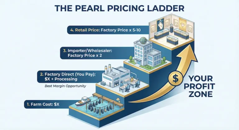 Pearl Pricing Guide 2026: How to Calculate Profit Margins for Your Jewelry Business
