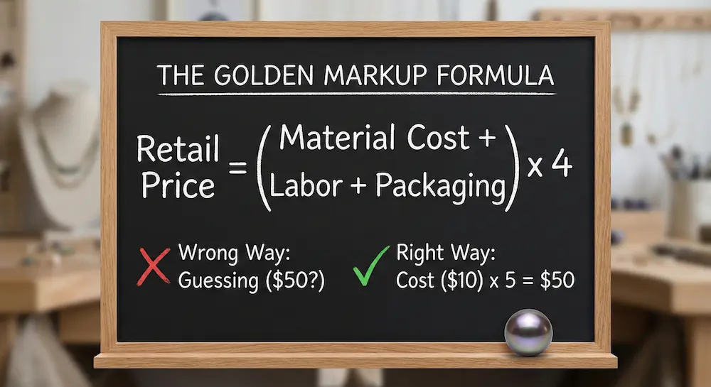 Pearl Pricing Guide 2026: How to Calculate Profit Margins for Your Jewelry Business