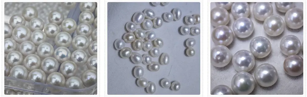 Edison Pearls Round vs Pear shape VS Near-Round Shape