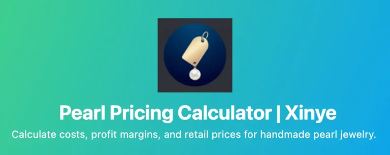 진주 보석 가격 계산기: 작업의 저가 책정을 멈추세요