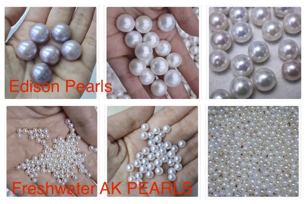 에디슨 진주와 민물 AK 진주