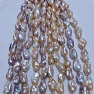 12-16mm Pink Purple Baroque Freshwater Pearl Strand AAAA | China Pearl Manufacturer