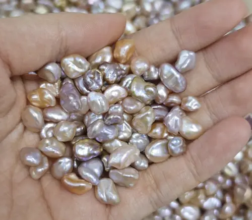 6-8mm Natural Color Keshi Freshwater Pearl Loose | China Pearl Supplier 6 6-8mm Natural Color Keshi Freshwater Pearl Loose | China Pearl Supplier